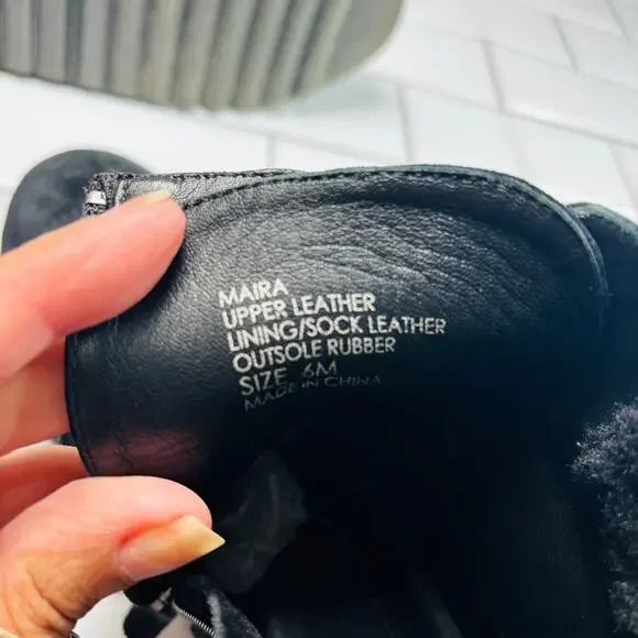 Kate Spade New York BLACK‎ SPORT SUEDE Women's Maira Hiking Boot, US 6 M - Picture 5 of 11